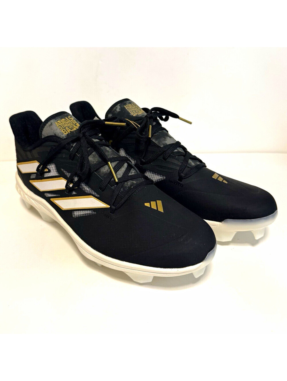 Adidas Adizero Afterburner 9 TPU Baseball Cleats Men’s 12 Black Gold IG9619